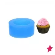 Mini moule silicone pour pâte polymère et pâte de métal 20 mm Crème cupcake