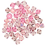 Mix de Toupies en cristal Swarovski 5328 4 mm Rose x50|raw }}