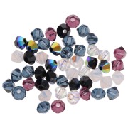 Mix de Toupies en cristal Swarovski 5328 3 mm Tendance x50|raw }}
