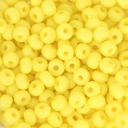Perles rocailles Preciosa  6/0 4 mm - Terra Intensive - Yellow Mat x20g