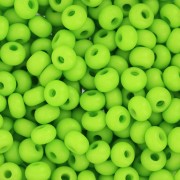 Perles rocailles Preciosa 6/0 4 mm - Terra Intensive - Green Mat x20g