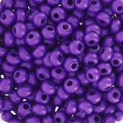 Perles rocailles Preciosa 6/0 4 mm - Terra Intensive - Violet Mat x20g