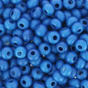 Perles rocailles Preciosa 6/0 4 mm - Terra Intensive - Blue Mat x20g