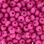 Perles rocailles Preciosa 6/0 4 mm - Terra Intensive - Fuchsia Mat x20g