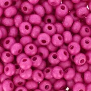 Perles rocailles Preciosa 6/0 4 mm - Terra Intensive - Fuchsia Mat x20g