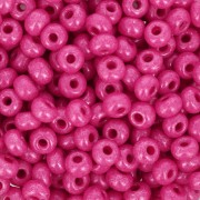 Perles rocailles Preciosa  6/0 4 mm - Terra Intensive - Fuchsia x20g