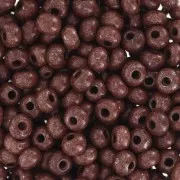 Perles rocailles Preciosa 6/0 4 mm - Terra Intensive - Dark Brown x20g
