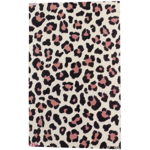 Feuille de transfert VeroS 13.5x9 cm - Papier soluble pour pâte polymère - N°332