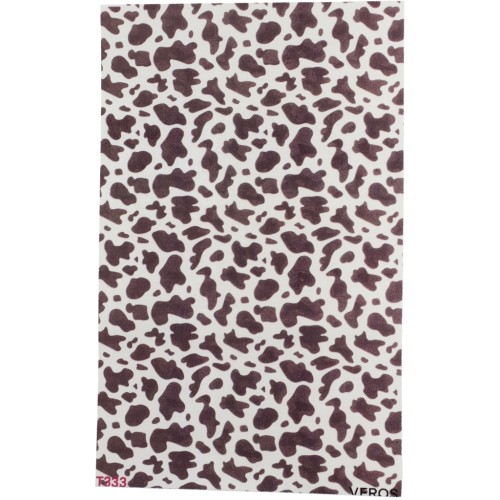 Feuille de transfert VeroS 13.5x9 cm - Papier soluble pour pâte polymère - N°333