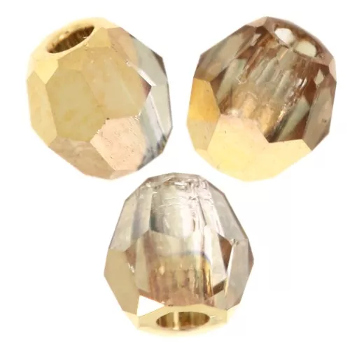 Perles rondes PureCrystal 5000 3 mm - Crystal Aurum x20
