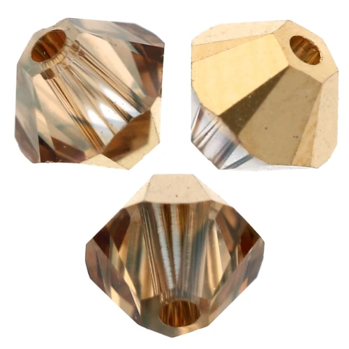 Toupies en cristal PureCrystal 5328 4 mm - Crystal Aurum x50