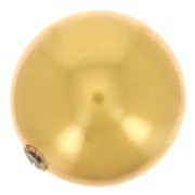 Nacrée semi-percée PureCrystal 5818 8 mm - Crystal Royal Gold Pearl x1|raw }}