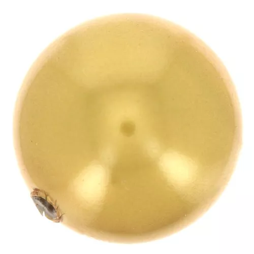 Nacrée semi-percée PureCrystal 5818 8 mm - Crystal Royal Gold Pearl x1