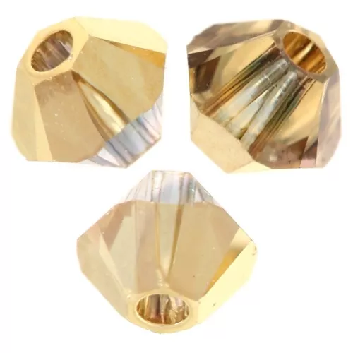 Toupies en cristal PureCrystal 5328 3 mm - Crystal Aurum x50