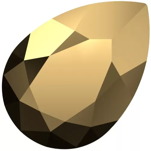 Cabochon PureCrystal 4320 10x7 mm - Crystal Aurum x1