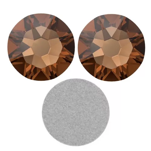 Strass à coller en cristal PureCrystal 3 mm - Reinvented Smoked Topaz x36