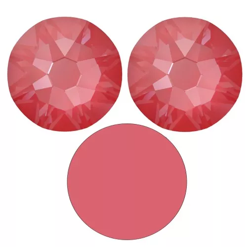 Strass à coller en cristal PureCrystal 3 mm - Crystal Poppy Red Ignite x36