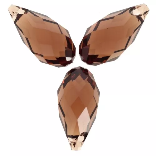 Gouttes PureCrystal 6010 13x6.5 mm - Reinvented Smoked Topaz x1