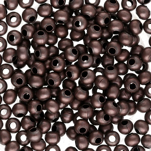 Rocailles en métal 8/0 cuivré vieilli x10g