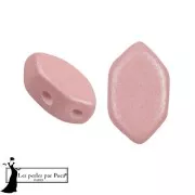 Opaque White - Perles en verre Paros® par Puca® 7x4 mm - Vogue Rose Nude Mat x10g Perles en verre Paros® par Puca® 7x4 mm - Vogue Rose Nude Mat x10g