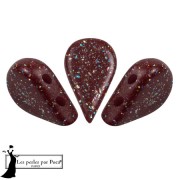 Perles en verre Amos® par Puca® 5x8 mm - Garnet Constellation x10g|raw }}