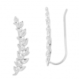 Bijoux d'oreilles Epis 24 mm en Argent 925 x2
