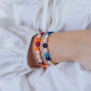 Rocaille Miyuki 8/0 4511 - Opaque Black Picasso x8g