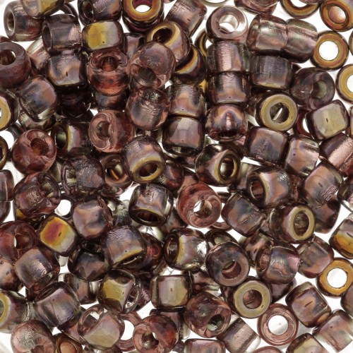 Perles de rocailles Matubo 7/0 - 3.5 mm Apollo Gold x10g