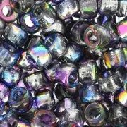 Perles de rocailles Matubo 7/0 - 3.5 mm Magic Blue Pink x10g