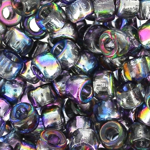 Perles de rocailles Matubo 7/0 - 3.5 mm Magic Blue Pink x10g