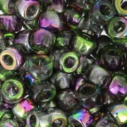 Perles de rocailles Matubo 7/0 - 3.5 mm Magic Violet Green x10g