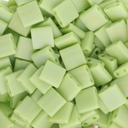 Miyuki Tila Beads 5x5x1.9 mm TL-0416FR - Opaque Chartreuse AB Mat x10g|raw }}