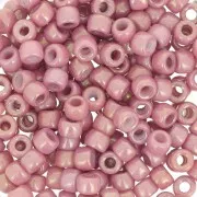 Perles de rocailles Matubo 7/0 - 3.5 mm Opaque Rose Ceramic Look x10g