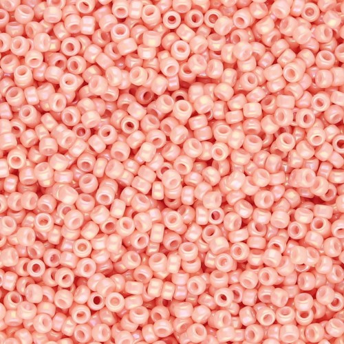 Rocaille Miyuki 15/0 596-1 - Opaque Tea Rose Luster x8g