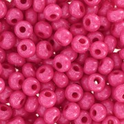 Perles rocailles Preciosa 6/0 4 mm - Terra Intensive - Pink x20g