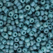 Rocaille Miyuki 8/0 4702 - Opaque Glazed Peacock AB Mat x8g