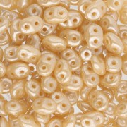 SuperDuo 2,5x5 mm Opaque Beige Luster x10g