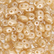 SuperDuo 2,5x5 mm Opaque Beige Luster x10g