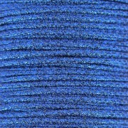 Fil synthétique métallisé 1 mm Bleu Dur x 1 m