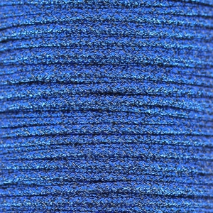Fil synthétique métallisé 1 mm Bleu Dur x 1 m