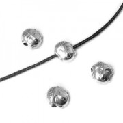 Perle buddha 7 mm Doré à l'or fin x1