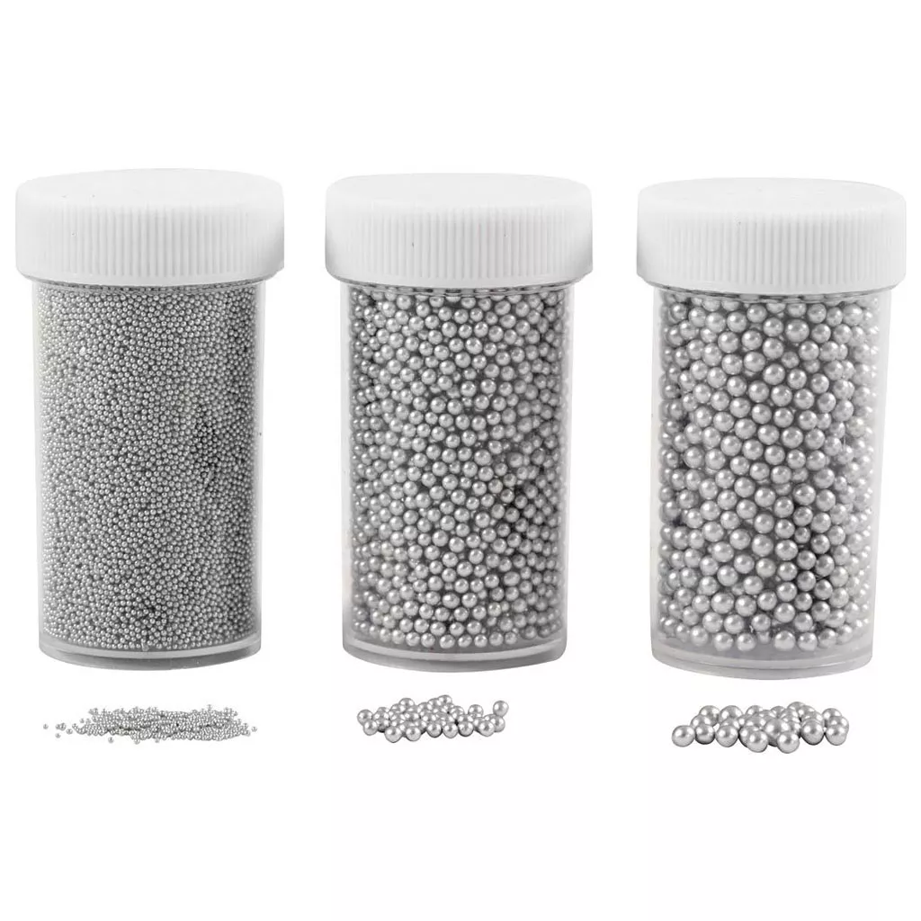 mesbilles - 40 Mini Universe Beads - Mini Glass Beads 10 mm