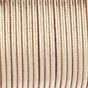 Fil de cuivre rond martelé 1.29 mm semi dur - Doré anti-ternissement x7.3m