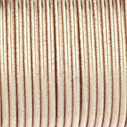 Fil de cuivre rond martelé 1.29 mm semi dur - Doré anti-ternissement x7.3m