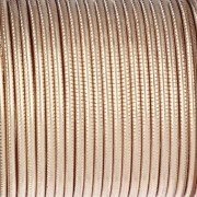 Fil de cuivre rond strié 1.29 mm semi dur - Doré anti-ternissement x7.3m
