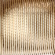 Fil de cuivre rond torsadé 1.02 mm semi dur - Doré anti-ternissement x9.1m