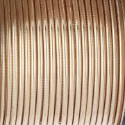 Fil de cuivre rond texturé 1.29 mm semi dur - Doré anti-ternissement x7.3m