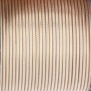 Fil de cuivre demi rond texturé 1.02 mm semi dur - Doré anti-ternissement x9.1m