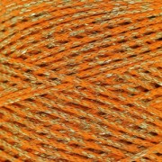 Fil synthétique poissé métallisé 1 mm Orange/Doré x 1 m|raw }}