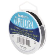 Fil en fibre élastique Opelon 0.4 mm - Noir x25m